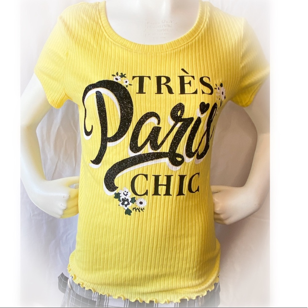 👛5 FOR 15! Justice Ribbed Tee - Picture 3 of 6